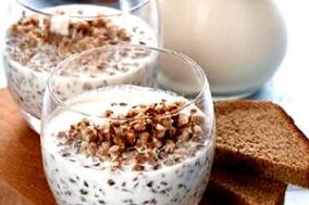 buckwheat with kefir and bread for weight loss by 5 kg per week