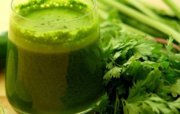 weight loss parsley smoothie